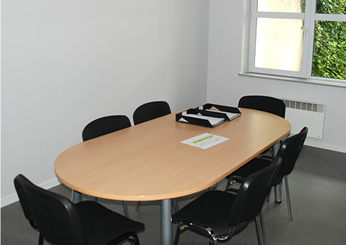 Une salle de réunion de l'entreprise Meley-Strozyna