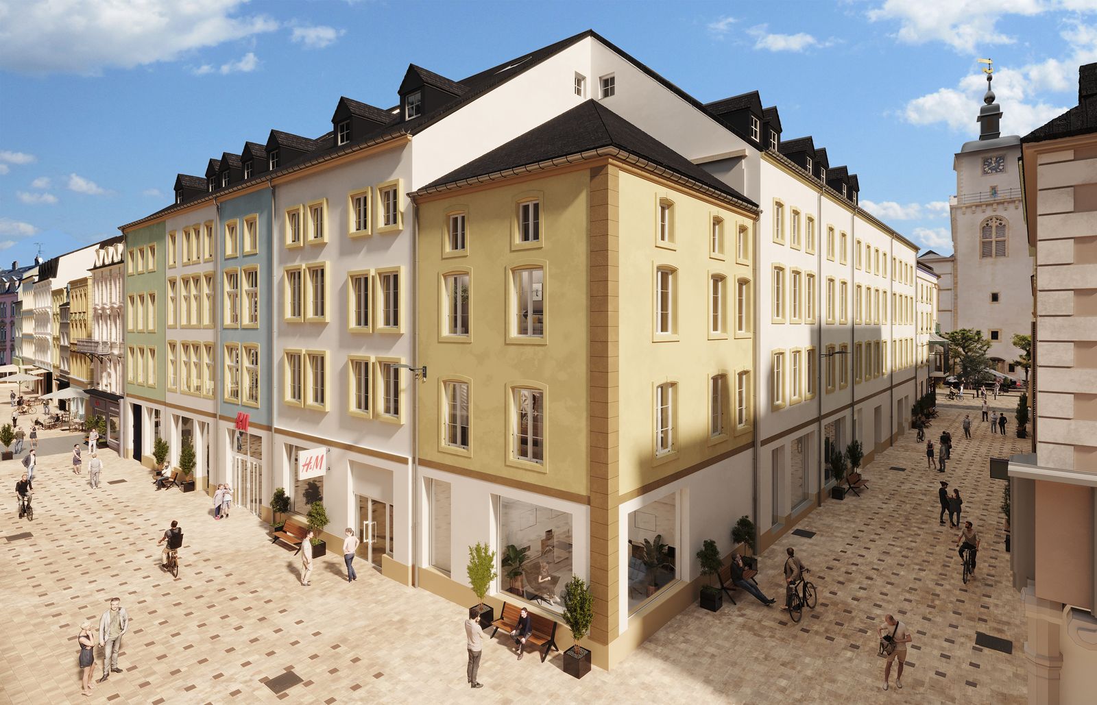 Perspective du programme City Center à Thionville